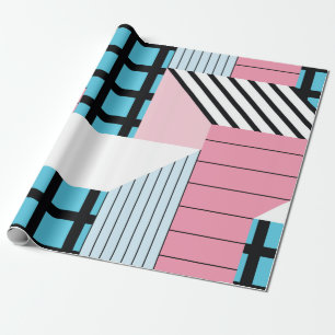 Nahtloses Muster mit abstrakten geometrischen Form Geschenkpapier