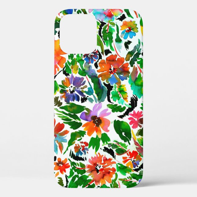 Nahtloses Muster mit Blume  Case-Mate iPhone Hülle (Rückseite)