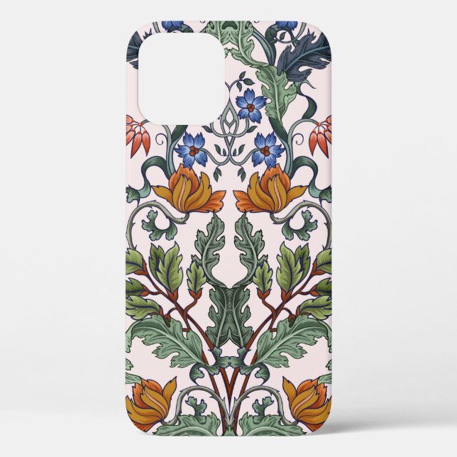 Nahtloses Muster mit Blume im Art Deko Stil. M Case-Mate iPhone Hülle (Rückseite)