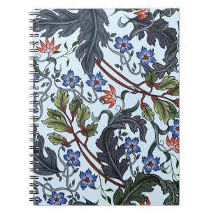 Nahtloses Muster mit Blume im Art Deko Stil. M Notizblock