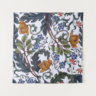 Nahtloses Muster mit Blume im Art Deko Stil. M Wandteppich