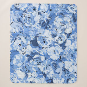 Nahtloses Muster mit Blume Sherpadecke