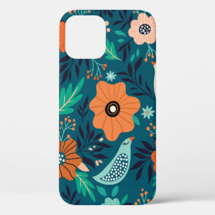 Nahtloses Muster mit Blumenzierverzierungen Case-Mate iPhone Hülle