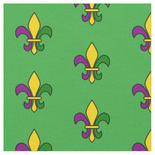 Nahtloses Muster mit Fleur-de-lis Stoff