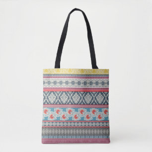 Nahtloses Muster mit Fliesen aus Fliesen. Tasche