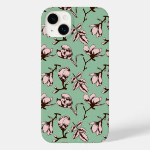 Nahtloses Muster mit Frühlingsknospen der Blume Case-Mate iPhone 14 Plus Hülle