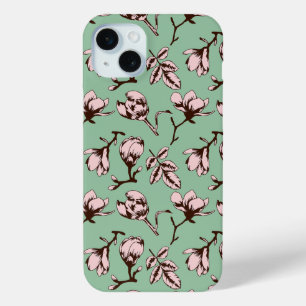 Nahtloses Muster mit Frühlingsknospen der Blume Case-Mate iPhone Hülle