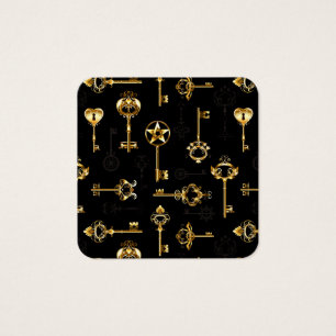 Nahtloses Muster mit Golden Keys