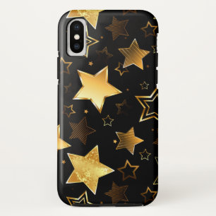 Nahtloses Muster mit goldenen Sternen Case-Mate iPhone Hülle
