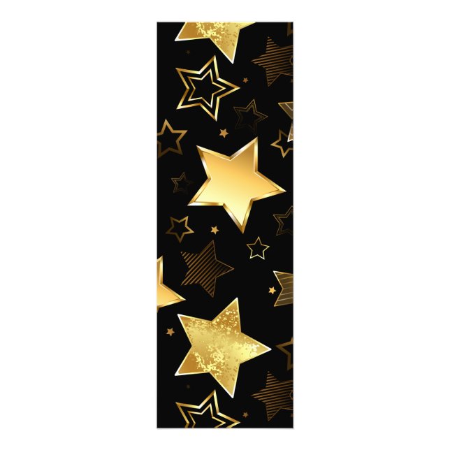 Nahtloses Muster mit goldenen Sternen Fotodruck (Vorne)