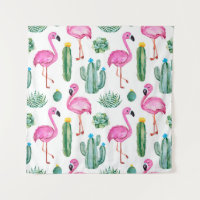 Nahtloses Muster mit grünem Aquarellkaktus, z. B.