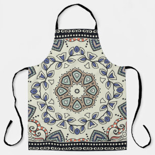 Nahtloses Muster mit Stammes-Mandala Schürze