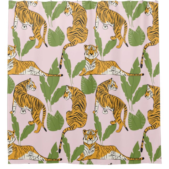 Nahtloses Muster. Nachahmung eines Patchwork-Muste Duschvorhang (Vorderseite)