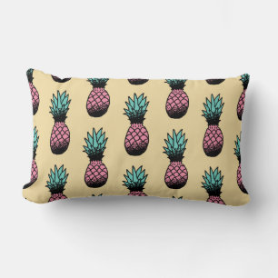 Nahtloses Muster niedlicher handgezogener Ananas Lendenkissen