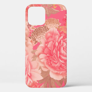 Nahtloses Muster ohne Blumen. Gartenrosa Blume Case-Mate iPhone Hülle