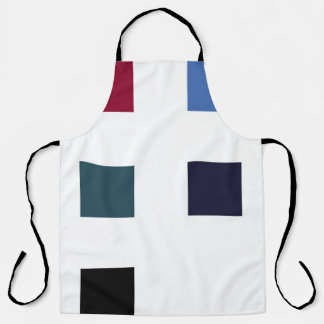 Nahtloses Muster. Pinselstriche und Elemente versc Schürze