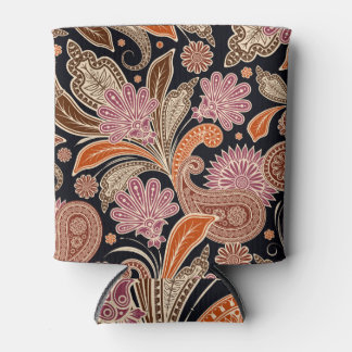 Nahtloses Muster, traditionelles Paisley-Design Dosenkühler