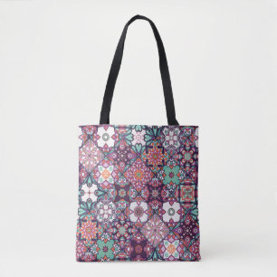 Nahtloses Muster. Vintage Dekoelemente. Han Tasche
