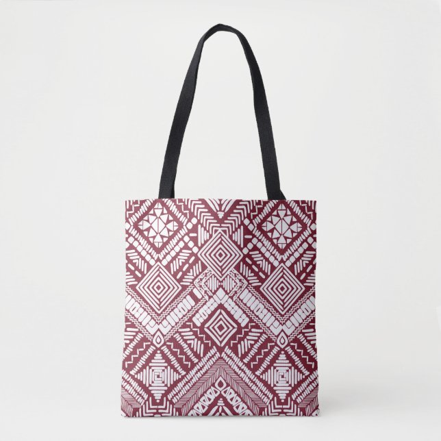 Nahtloses Muster von Aztec Tasche (Vorderseite)