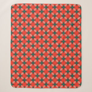 Nahtloses Muster: Weihnachtshintergrundabstract,ar Sherpadecke