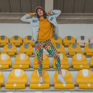 Nahtloses Ogee Capri Leggings