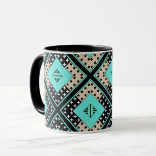 Nahtloses ornamentales Retro-Marokkanisch-Arabisch Tasse