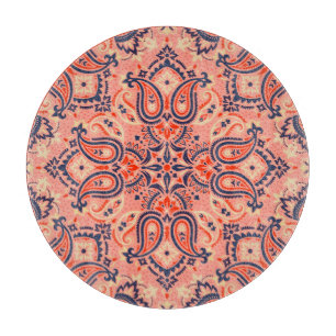 Nahtloses Paisley: Vintage-Musterdesign. Schneidebrett