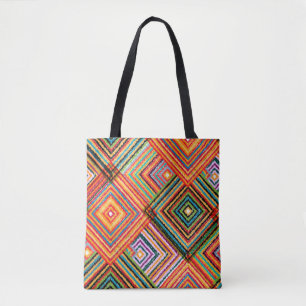 Nahtloses Patchwork-Design. Creative Backgr Tasche