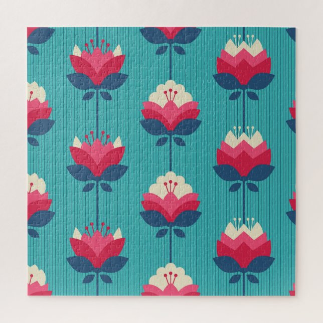 Nahtloses Retro-Muster. (Vertikal)