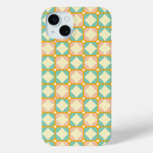 Nahtloses Retro-Muster mit abgerundeten Quadraten Case-Mate iPhone Hülle