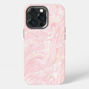 Nahtloses rosa Marmormuster iPhone 13 Pro Hülle