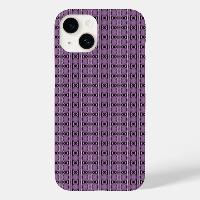 Nahtloses rosa Muster Case-Mate iPhone 14 Hülle (Rückseite)