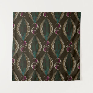Nahtloses schönes Art Deco-Muster-Ornament. Geom Wandteppich