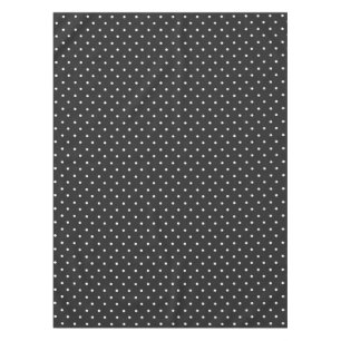Nahtloses Schwarz-Weiß-Polka-Punkt-Muster Tischdecke