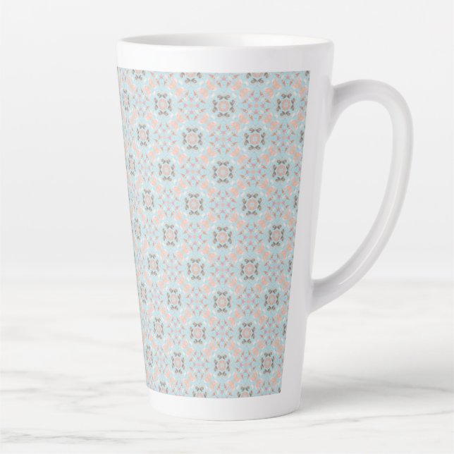Nahtloses Seashell-Muster Milchtasse (Rechts)
