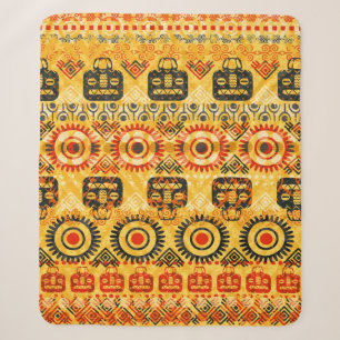 Nahtloses Stammmuster Sherpadecke