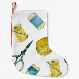 Nahtloses Stricken Kleiner Weihnachtsstrumpf