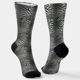 Nahtloses Tigerstreifenmuster Socken