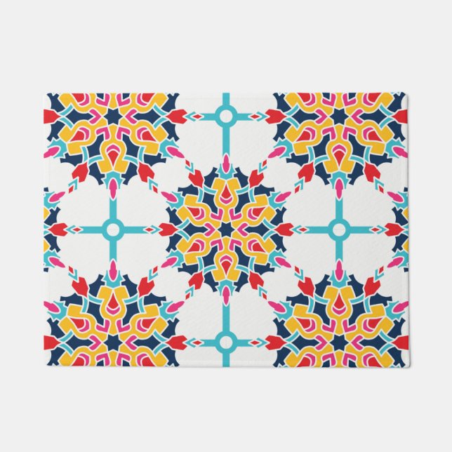 Nahtloses türkisches Design Fußmatte (Vorderseite)