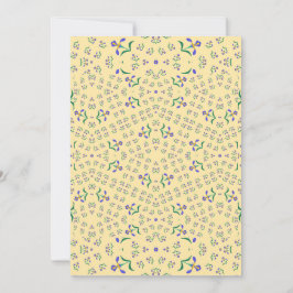 nahtloses Vektormuster Blumen Design Einladung