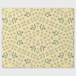 nahtloses Vektormuster Blumen Design Geschenkpapier