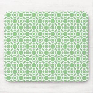 Nahtloses Weißes Muster DIY Hintergrundfarbe Mousepad