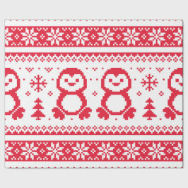 Nahtloses Wintermuster WeihnachtsPackpapier Geschenkpapier