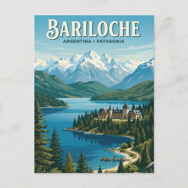 Nahuel Huapi Lake Postkarte (Vorderseite)
