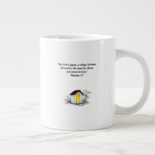 Nahum 1:7 Bibelvers christliche Tasse
