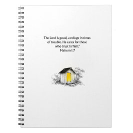 Nahum 1:7 Christian Scripture Notebook Journal