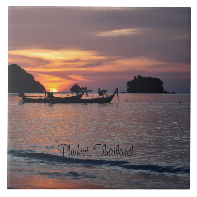 Nai Yang Beach, Phuket, Thailand Fliese (Vorderseite)