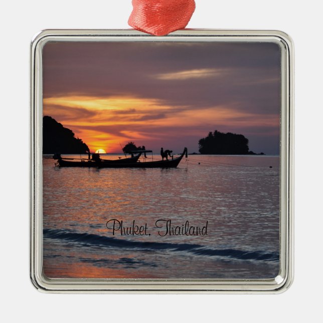 Nai Yang Beach, Phuket, Thailand Ornament Aus Metall (Vorne)