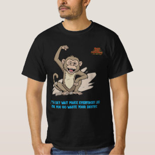 Naija Hustle Monkey T-Shirts - Destiny Zitat 