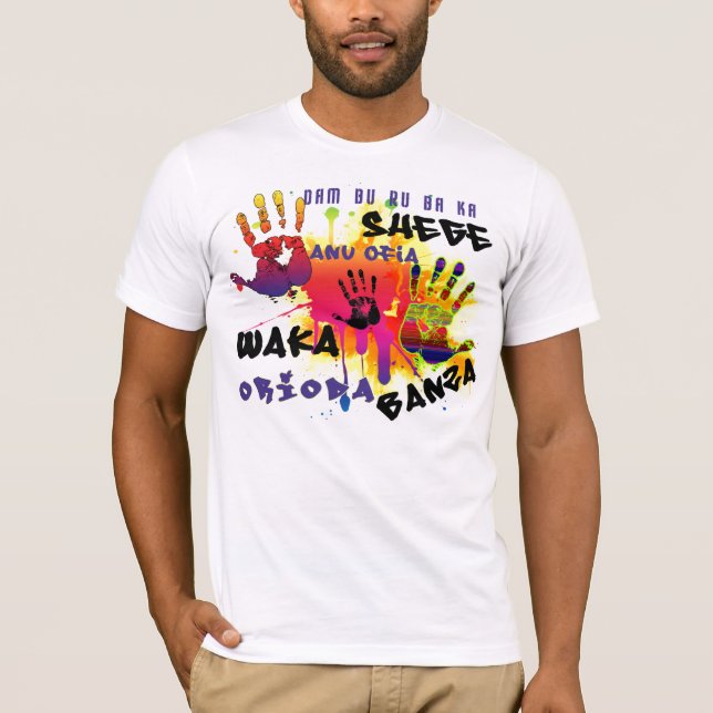 Naija jurent le T-shirt de mots (Devant)